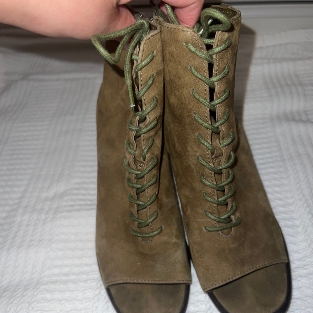 Frye Amy Peep Lace bootie